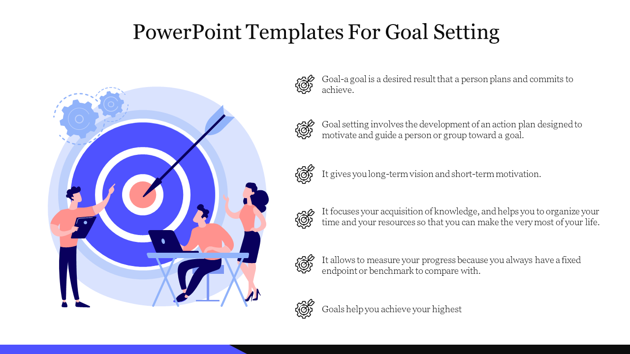 Free PowerPoint Templates For Goal Setting